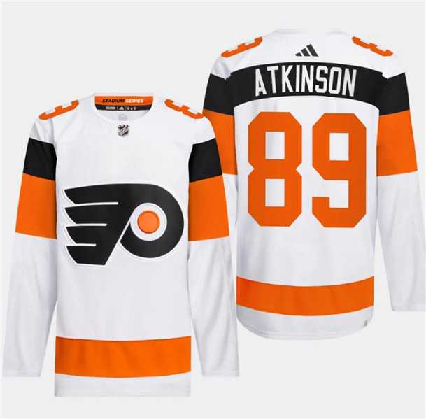 Men's Philadelphia Flyers #89 Cam Atkinson White 2024 Stadium Series Stitched Jersey Dzhi,We sell and wholesale Men's Philadelphia Flyers #89 Cam Atkinson White 2024 Stadium Series Stitched Jersey Dzhi on line form chian!